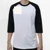 Raglan 3/4 Roundneck Shirt (White Body) Thumbnail