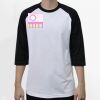 Raglan 3/4 Roundneck Shirt (White Body) Thumbnail