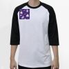 Raglan 3/4 Roundneck Shirt (White Body) Thumbnail