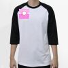 Raglan 3/4 Roundneck Shirt (White Body) Thumbnail