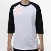 Raglan 3/4 Roundneck Shirt (White Body) Thumbnail