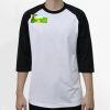 Raglan 3/4 Roundneck Shirt (White Body) Thumbnail