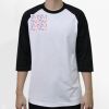 Raglan 3/4 Roundneck Shirt (White Body) Thumbnail