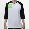 Raglan 3/4 Roundneck Shirt (White Body) Thumbnail