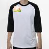 Raglan 3/4 Roundneck Shirt (White Body) Thumbnail