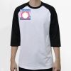 Raglan 3/4 Roundneck Shirt (White Body) Thumbnail