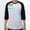 Raglan 3/4 Roundneck Shirt (White Body) Thumbnail