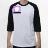 Raglan 3/4 Roundneck Shirt (White Body) Thumbnail