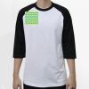 Raglan 3/4 Roundneck Shirt (White Body) Thumbnail
