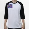 Raglan 3/4 Roundneck Shirt (White Body) Thumbnail