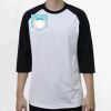 Raglan 3/4 Roundneck Shirt (White Body) Thumbnail