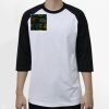Raglan 3/4 Roundneck Shirt (White Body) Thumbnail