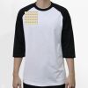 Raglan 3/4 Roundneck Shirt (White Body) Thumbnail