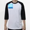 Raglan 3/4 Roundneck Shirt (White Body) Thumbnail