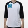 Raglan 3/4 Roundneck Shirt (White Body) Thumbnail