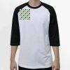Raglan 3/4 Roundneck Shirt (White Body) Thumbnail