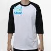 Raglan 3/4 Roundneck Shirt (White Body) Thumbnail