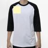 Raglan 3/4 Roundneck Shirt (White Body) Thumbnail