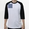 Raglan 3/4 Roundneck Shirt (White Body) Thumbnail