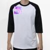 Raglan 3/4 Roundneck Shirt (White Body) Thumbnail