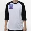 Raglan 3/4 Roundneck Shirt (White Body) Thumbnail