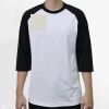 Raglan 3/4 Roundneck Shirt (White Body) Thumbnail