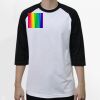 Raglan 3/4 Roundneck Shirt (White Body) Thumbnail