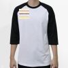 Raglan 3/4 Roundneck Shirt (White Body) Thumbnail
