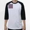 Raglan 3/4 Roundneck Shirt (White Body) Thumbnail