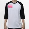 Raglan 3/4 Roundneck Shirt (White Body) Thumbnail