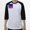 Raglan 3/4 Roundneck Shirt (White Body) Thumbnail