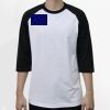 Raglan 3/4 Roundneck Shirt (White Body) Thumbnail