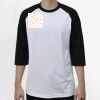 Raglan 3/4 Roundneck Shirt (White Body) Thumbnail