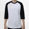 Raglan 3/4 Roundneck Shirt (White Body) Thumbnail