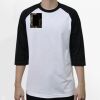 Raglan 3/4 Roundneck Shirt (White Body) Thumbnail