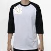Raglan 3/4 Roundneck Shirt (White Body) Thumbnail