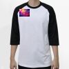 Raglan 3/4 Roundneck Shirt (White Body) Thumbnail