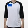 Raglan 3/4 Roundneck Shirt (White Body) Thumbnail