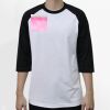 Raglan 3/4 Roundneck Shirt (White Body) Thumbnail