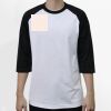 Raglan 3/4 Roundneck Shirt (White Body) Thumbnail
