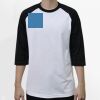 Raglan 3/4 Roundneck Shirt (White Body) Thumbnail