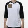 Raglan 3/4 Roundneck Shirt (White Body) Thumbnail
