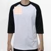 Raglan 3/4 Roundneck Shirt (White Body) Thumbnail