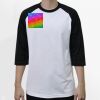 Raglan 3/4 Roundneck Shirt (White Body) Thumbnail