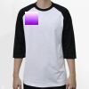 Raglan 3/4 Roundneck Shirt (White Body) Thumbnail