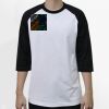 Raglan 3/4 Roundneck Shirt (White Body) Thumbnail