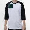 Raglan 3/4 Roundneck Shirt (White Body) Thumbnail