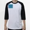 Raglan 3/4 Roundneck Shirt (White Body) Thumbnail