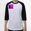 Raglan 3/4 Roundneck Shirt (White Body) Thumbnail