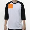 Raglan 3/4 Roundneck Shirt (White Body) Thumbnail
